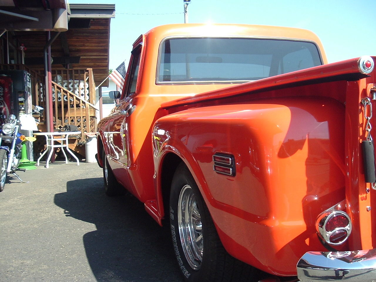 1972 Orange Chevrolet C-10 Standard Cab Pickup