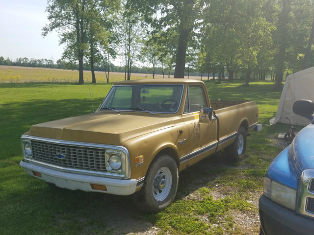 1972 yellow Chevrolet C/K Pickup 2500