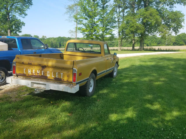 1972 yellow Chevrolet C/K Pickup 2500