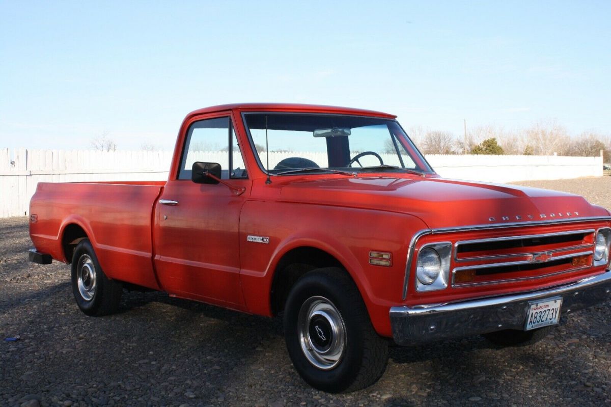 1972 Red Chevrolet C-10