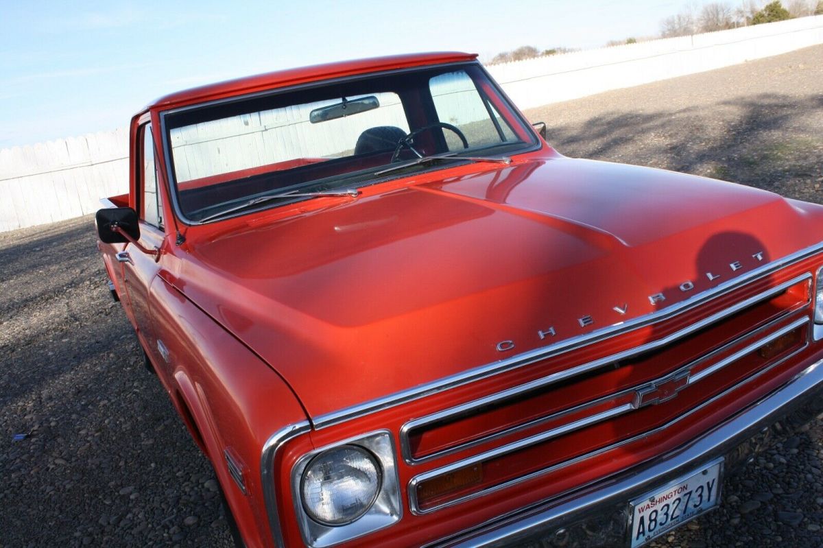 1972 Red Chevrolet C-10