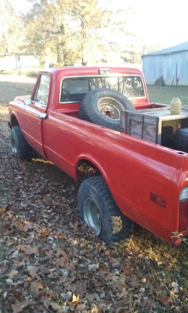 1972 Red Chevrolet C-10 Standard Cab Pickup