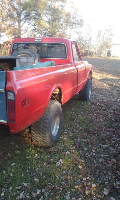 1972 Red Chevrolet C-10 Standard Cab Pickup
