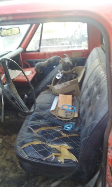 1972 Red Chevrolet C-10 Standard Cab Pickup