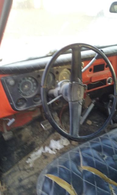 1972 Red Chevrolet C-10 Standard Cab Pickup