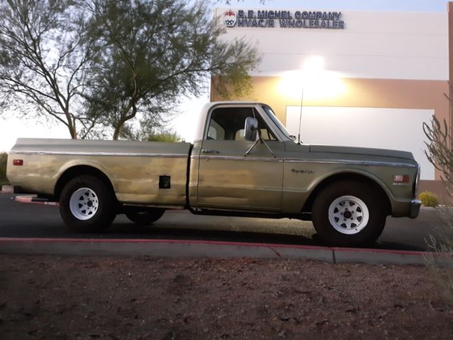 1972 Green Chevrolet C-10 Standard Cab Pickup