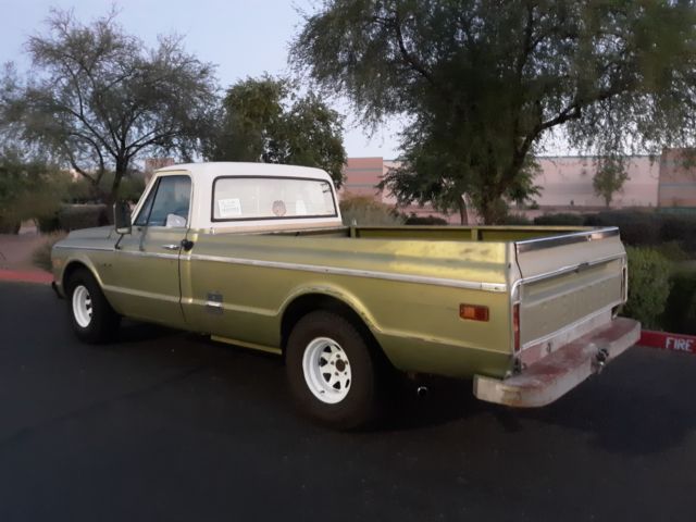 1972 Green Chevrolet C-10 Standard Cab Pickup
