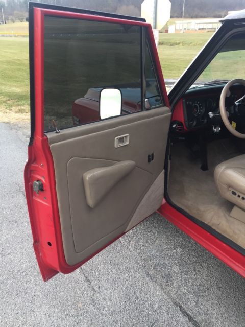 1972 Red Chevrolet C-10 Extended Cab Pickup