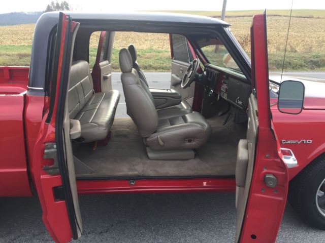 1972 Red Chevrolet C-10 Extended Cab Pickup