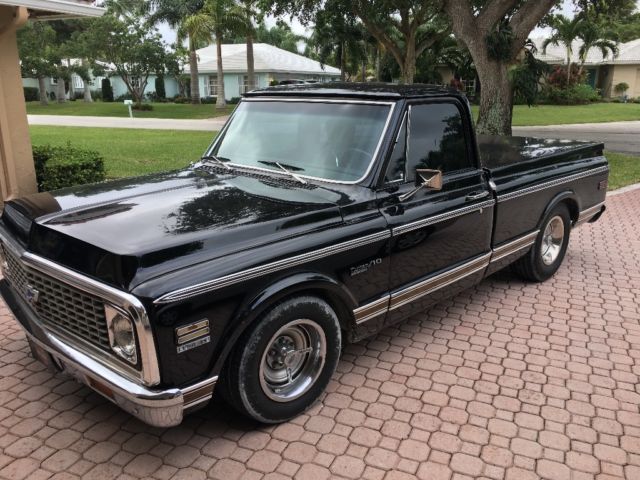 1972 Black Chevrolet C-10 Cab & Chassis
