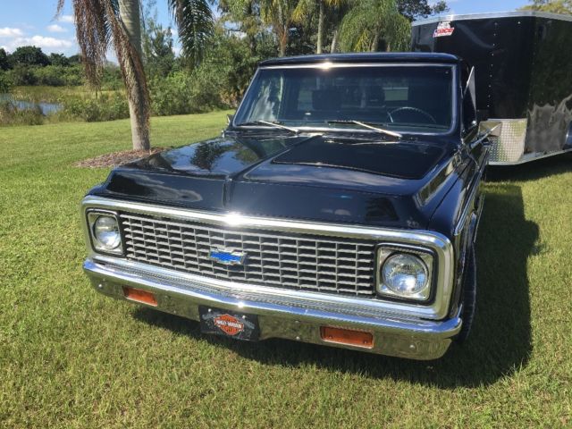 1972 Black Chevrolet C-10 Cab & Chassis