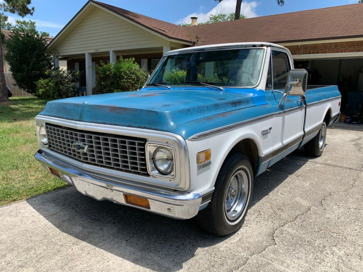 1972 Blue Chevrolet C-10