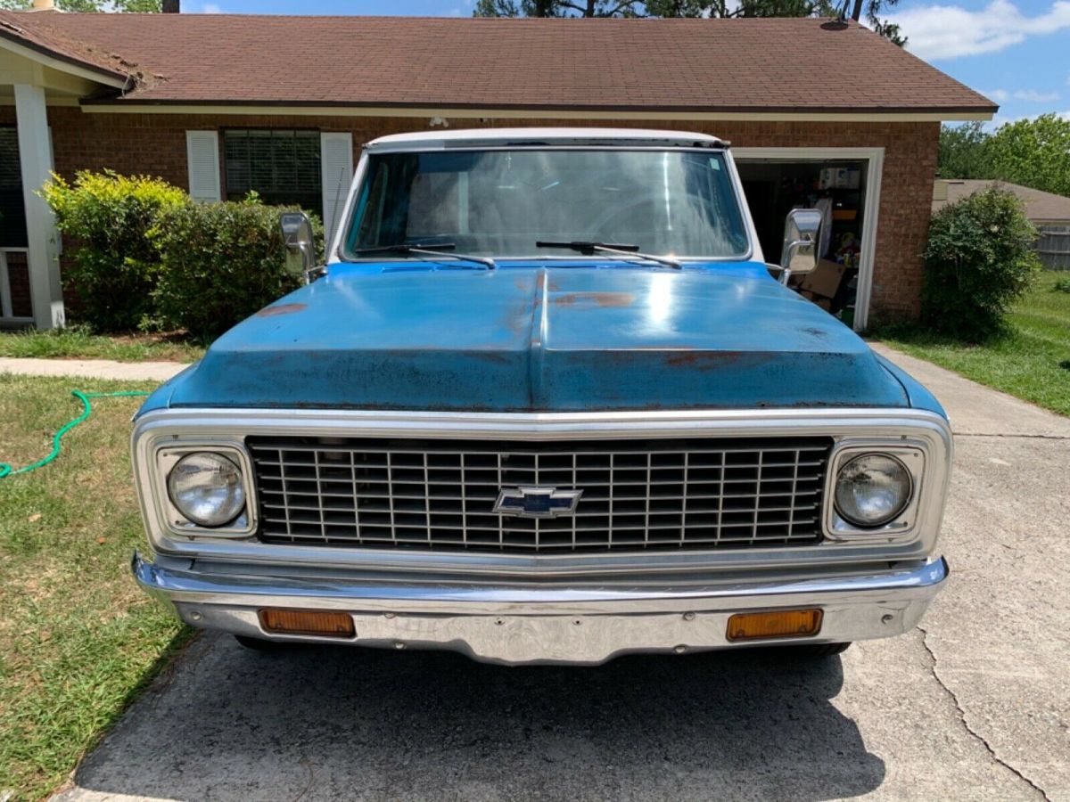 1972 Blue Chevrolet C-10