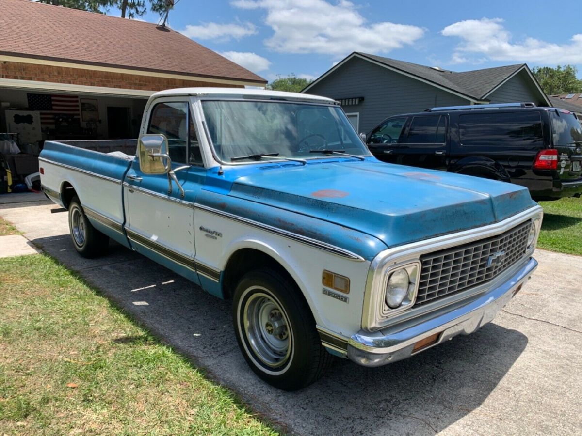 1972 Blue Chevrolet C-10