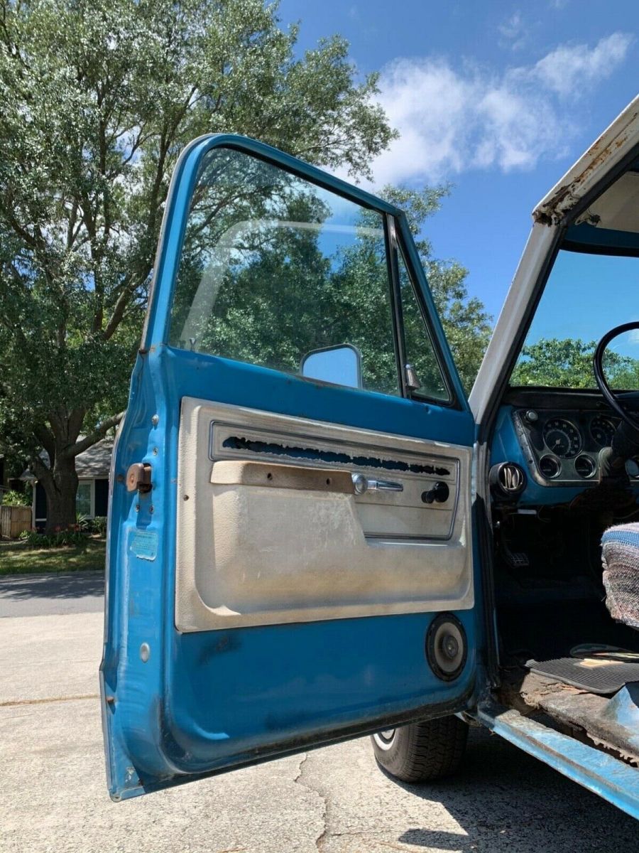 1972 Blue Chevrolet C-10