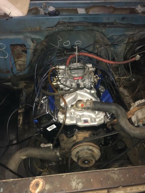 1972 Blue Chevrolet C-10 Long bed