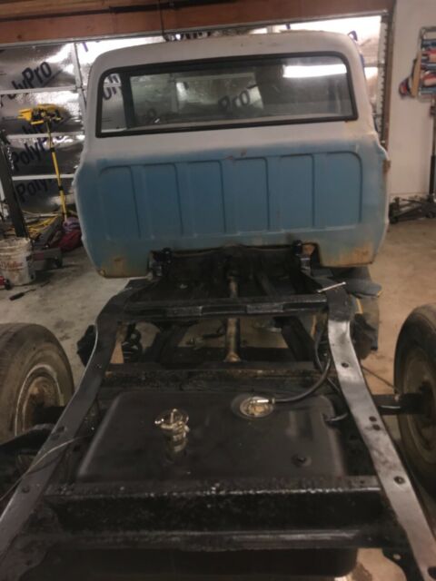 1972 Blue Chevrolet C-10 Long bed