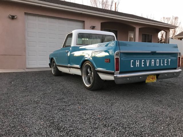 1972 Blue Chevrolet C-10 Standard Cab Pickup