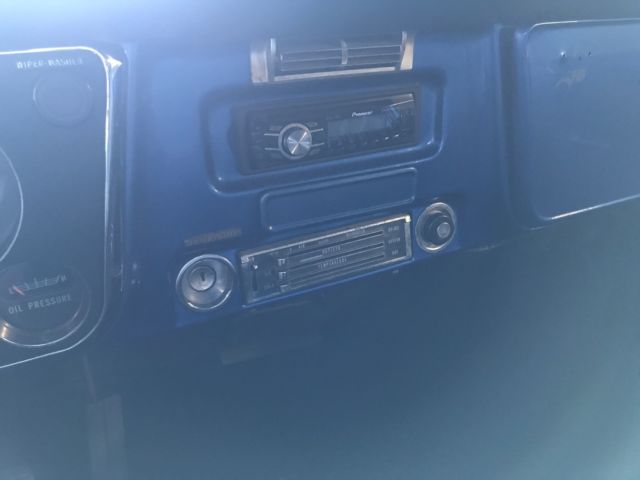 1972 Blue Chevrolet C-10 Standard Cab Pickup