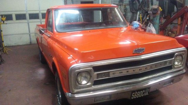 1972 Orange Chevrolet C-10 c10