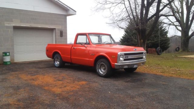1972 Orange Chevrolet C-10 c10