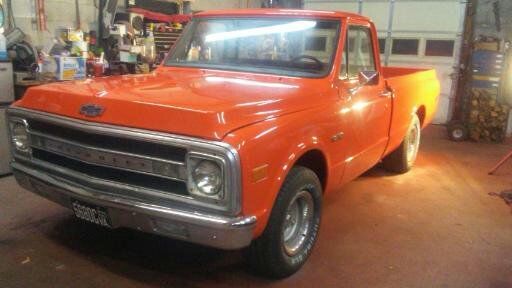 1972 Orange Chevrolet C-10 c10
