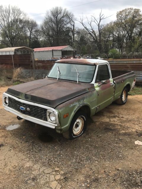 1972 Green Chevrolet C-10 Standard Cab Pickup