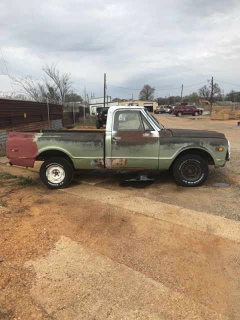 1972 Green Chevrolet C-10 Standard Cab Pickup