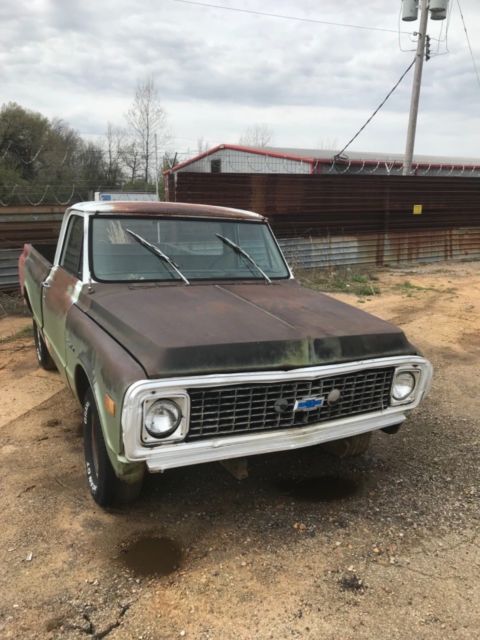 1972 Green Chevrolet C-10 Standard Cab Pickup