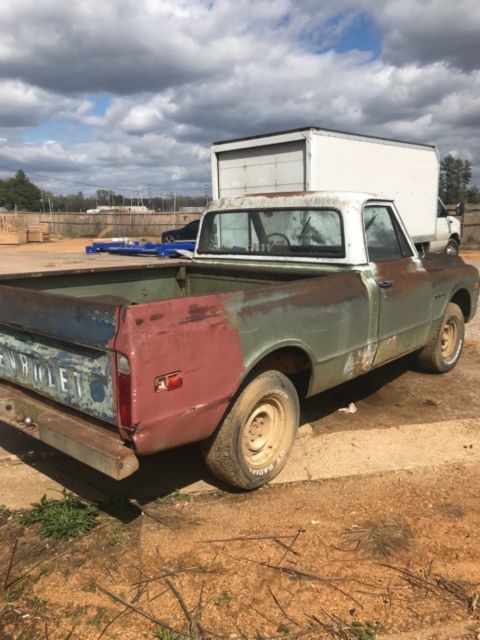 1972 Green Chevrolet C-10 Standard Cab Pickup