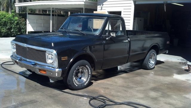 1972 Black Chevrolet C-10 Normal Cab
