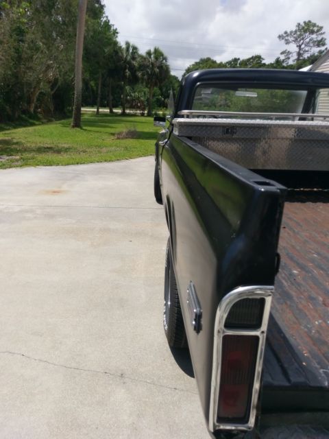 1972 Black Chevrolet C-10 Normal Cab