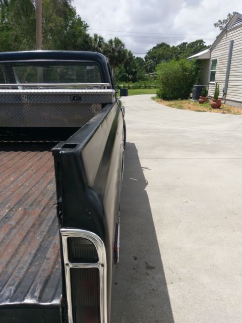 1972 Black Chevrolet C-10 Normal Cab