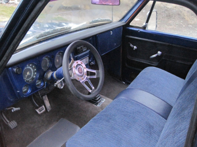 1972 Blue Chevrolet C-10 Standard Cab Pickup