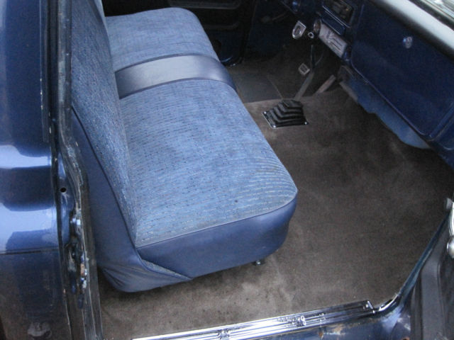 1972 Blue Chevrolet C-10 Standard Cab Pickup