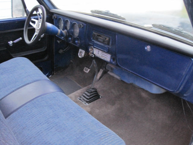 1972 Blue Chevrolet C-10 Standard Cab Pickup