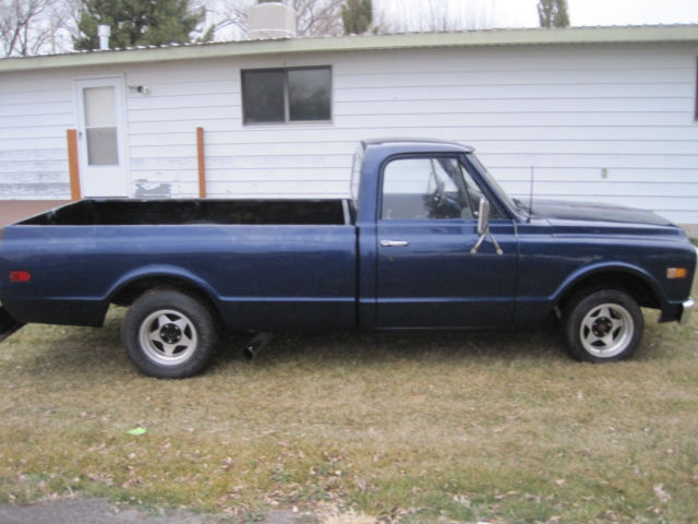 1972 Blue Chevrolet C-10 Standard Cab Pickup