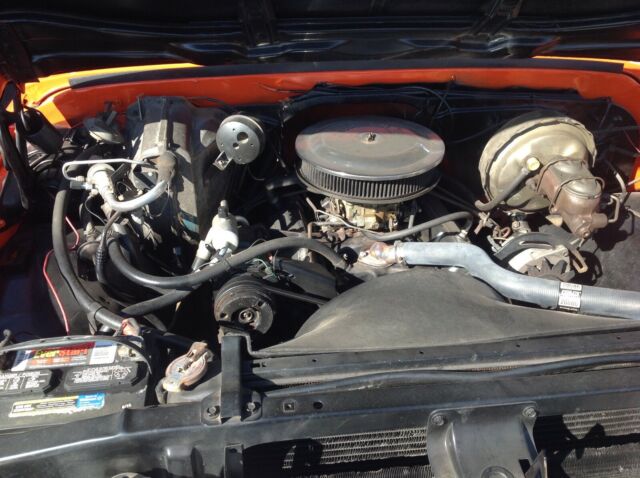 1972 Orange white Chevrolet C/K Pickup 2500