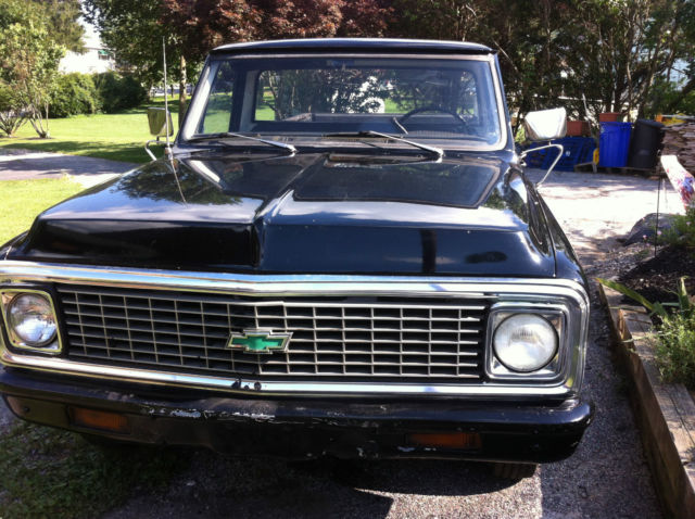 1972 Black Chevrolet Other Pickups Pickup
