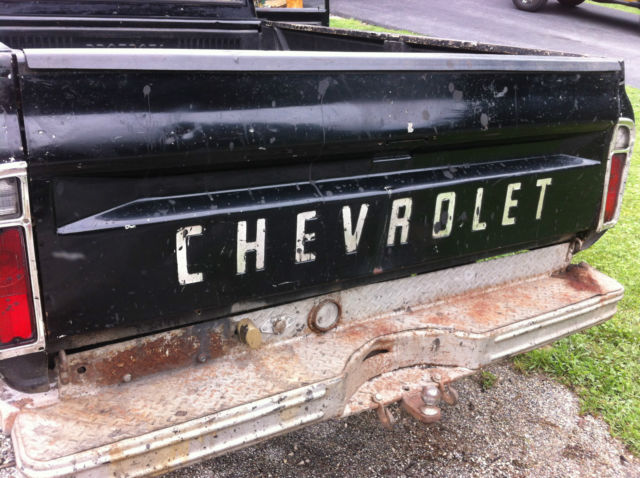 1972 Black Chevrolet Other Pickups Pickup