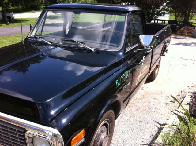 1972 Black Chevrolet Other Pickups Pickup