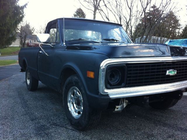 1972 Black Chevrolet Other Pickups Pickup