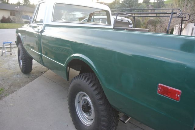 1972 Green Chevrolet C-10 Standard Cab Pickup