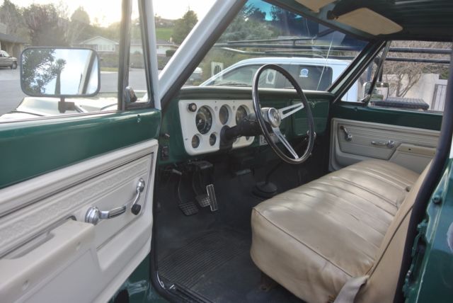 1972 Green Chevrolet C-10 Standard Cab Pickup