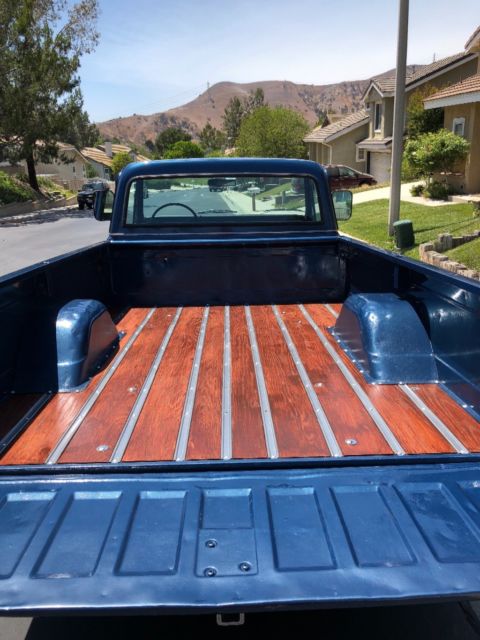 1972 Blue Chevrolet C-10 Long Bed