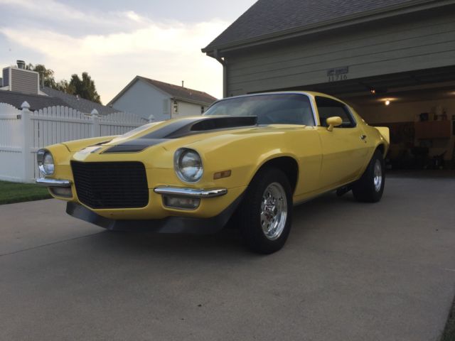 1972 Yellow Chevrolet Camaro Coupe