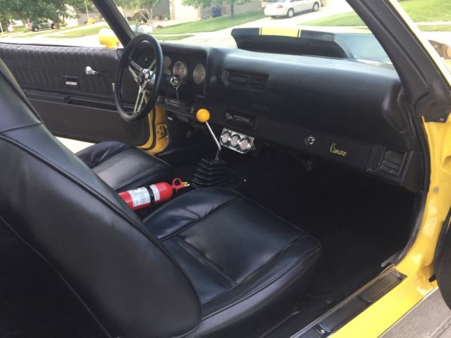 1972 Yellow Chevrolet Camaro Coupe