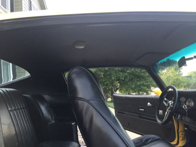 1972 Yellow Chevrolet Camaro Coupe