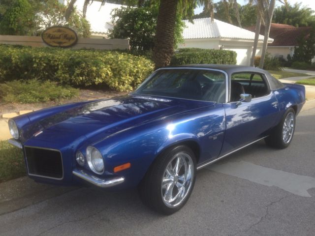 1972 Blue Chevrolet Camaro Coupe