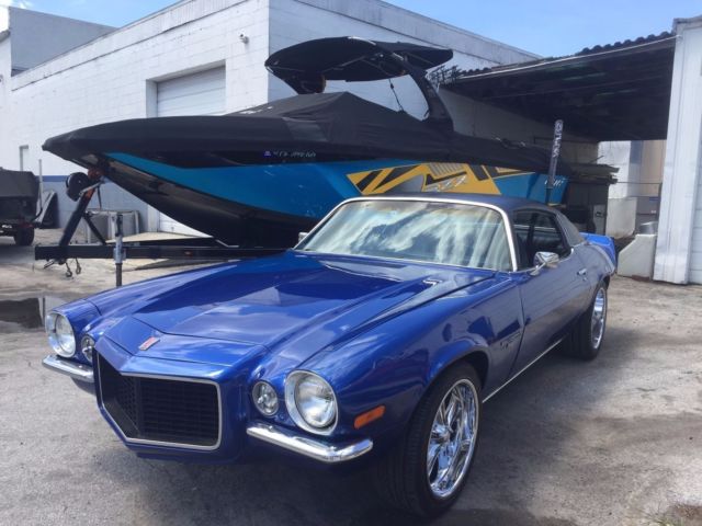 1972 Blue Chevrolet Camaro Coupe